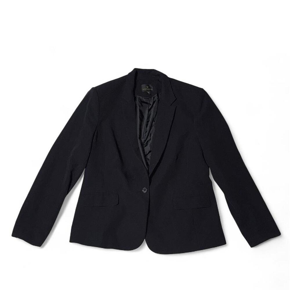 Worthington Black Single Button Blazer Jacket Plus Size 18